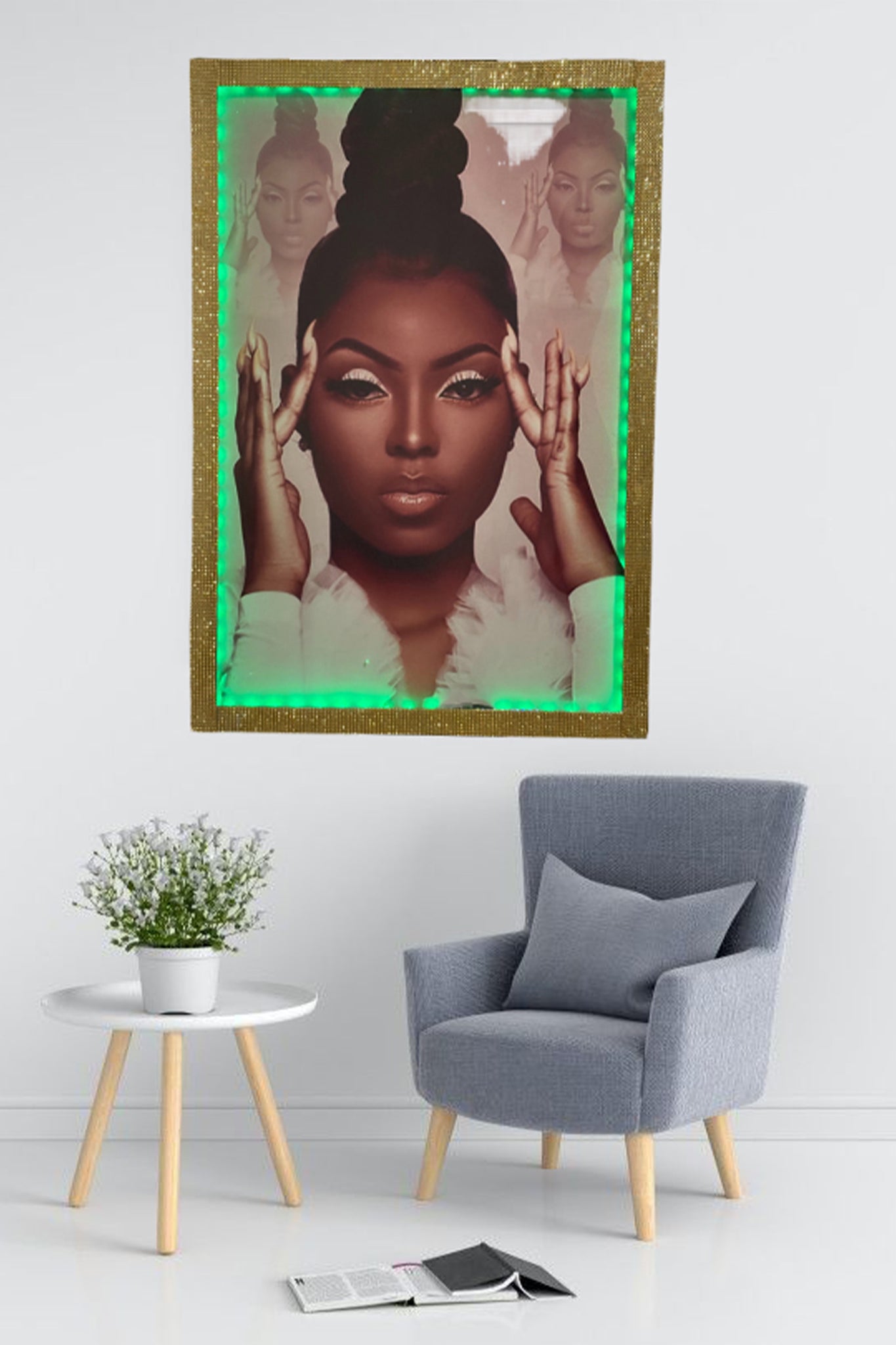 Custom Poster Frame 24x36 with LED Light